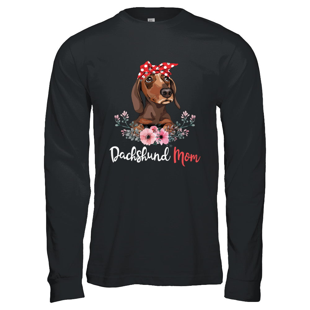 Dachshund Mom Gift For Women Dog Lover T-Shirt & Hoodie | Teecentury.com