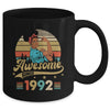 31 Year Old Awesome Since 1992 31st Birthday Black Women Mug | teecentury