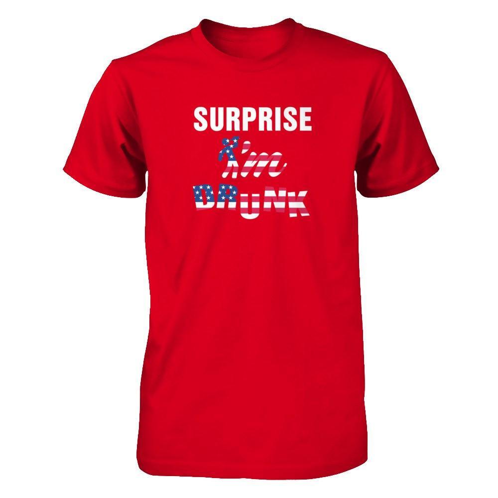 Surprise I'm Drunk 4Th Of July T-Shirt & Tank Top | Teecentury.com