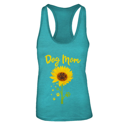 Funny Sunflower Dog Mom Paw Lover Mothers Day T-Shirt & Tank Top | Teecentury.com