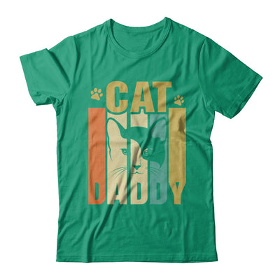 Retro Vintage Daddy Cat Father's Day Gift T-Shirt & Hoodie | Teecentury.com