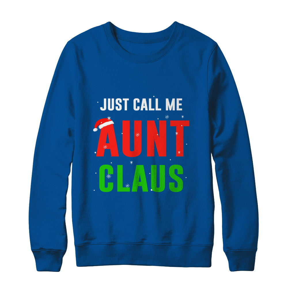 Santa Aunt Claus Matching Family Christmas Pajamas T-Shirt & Sweatshirt | Teecentury.com