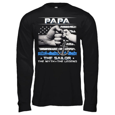 Veteran Papa The Sailor The Myth The Legend T-Shirt & Hoodie | Teecentury.com