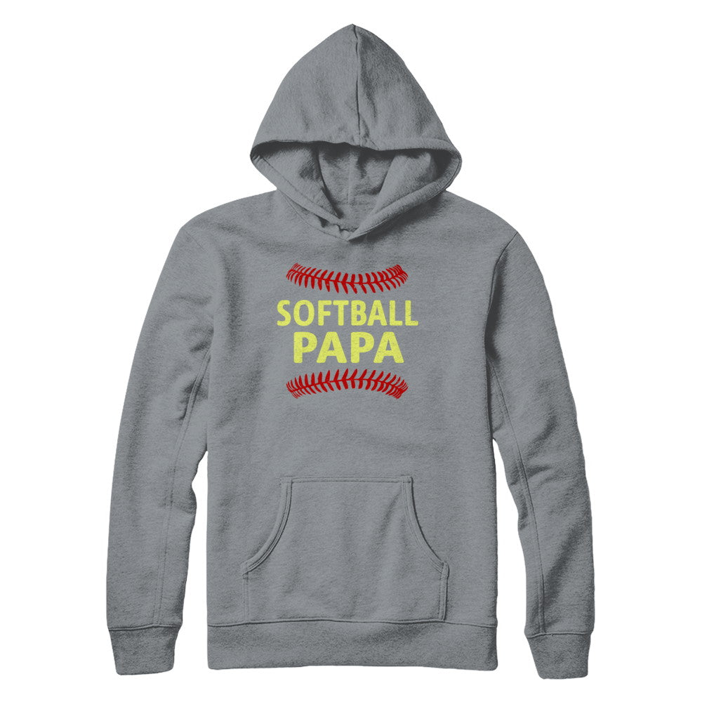 Softball Papa T-Shirt & Hoodie | Teecentury.com
