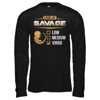 Level Of Savage Virgo T-Shirt & Hoodie | Teecentury.com