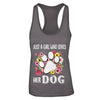 Just A Girl Who Loves Her Dog T-Shirt & Tank Top | Teecentury.com