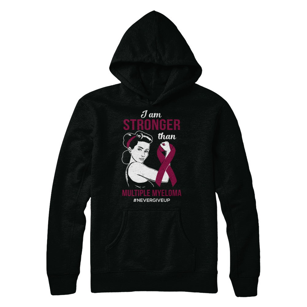 I Am Stronger Than Multiple Myeloma Awareness Support T-Shirt & Hoodie | Teecentury.com