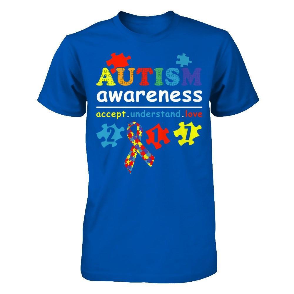 Autism Awareness 2017 Accept Understand Love T-Shirt & Hoodie | Teecentury.com