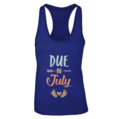 Due Date July 2022 Announcement Mommy Bump Pregnancy T-Shirt & Tank Top | Teecentury.com