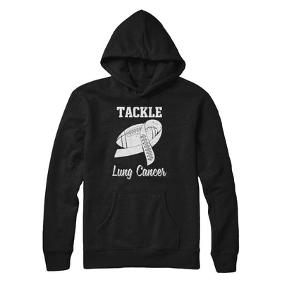 Football Survivor Tackle Clear Lung Cancer Awareness T-Shirt & Hoodie | Teecentury.com