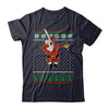 Dabbing Santa Softball Ugly Sweater Christmas T-Shirt & Sweatshirt | Teecentury.com