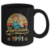 32 Year Old Awesome Since 1991 32nd Birthday Women Mug | teecentury