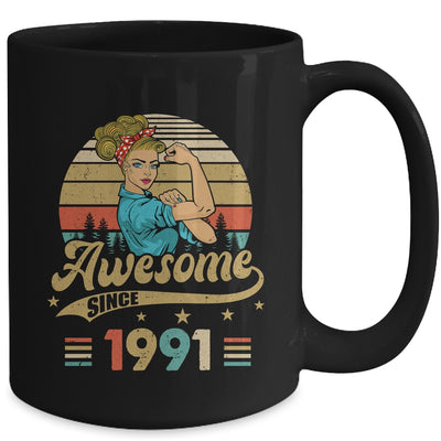 32 Year Old Awesome Since 1991 32nd Birthday Women Mug | teecentury