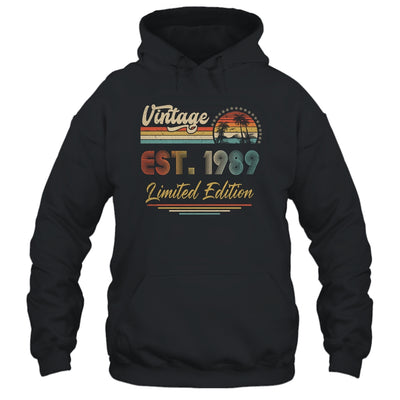 33 Year Old Vintage 1989 Limited Edition 33th Birthday T-Shirt & Hoodie | Teecentury.com