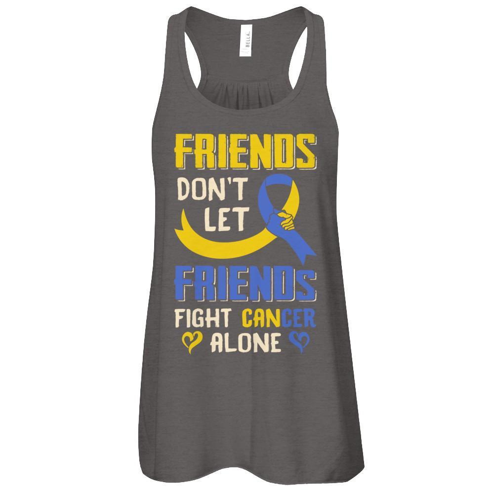Friends Don't Let Friends Fight Cancer Alone Down Syndrome Awareness T-Shirt & Tank Top | Teecentury.com