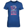 June Girl Stepping into my birthday like a boss Gift T-Shirt & Tank Top | Teecentury.com