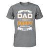 I Am A Dad And A Pappy Nothing Scares Me T-Shirt & Hoodie | Teecentury.com