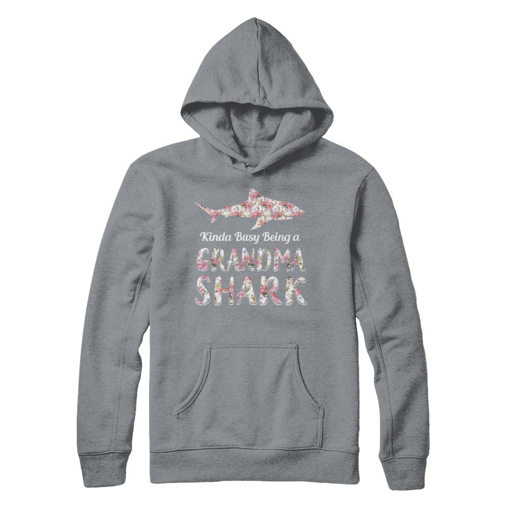 Grandma Shark Kinda Busy Being A Grandmashark T-Shirt & Hoodie | Teecentury.com