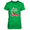 Husky Rides Red Truck Christmas Pajama T-Shirt & Sweatshirt | Teecentury.com