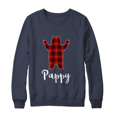 Red Pappy Bear Buffalo Plaid Family Christmas Pajamas T-Shirt & Sweatshirt | Teecentury.com