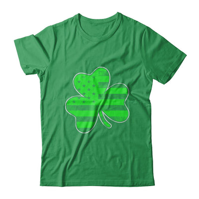 Vintage AMERICAN FLAG Ireland Shamrock St Patricks Day T-Shirt & Hoodie | Teecentury.com