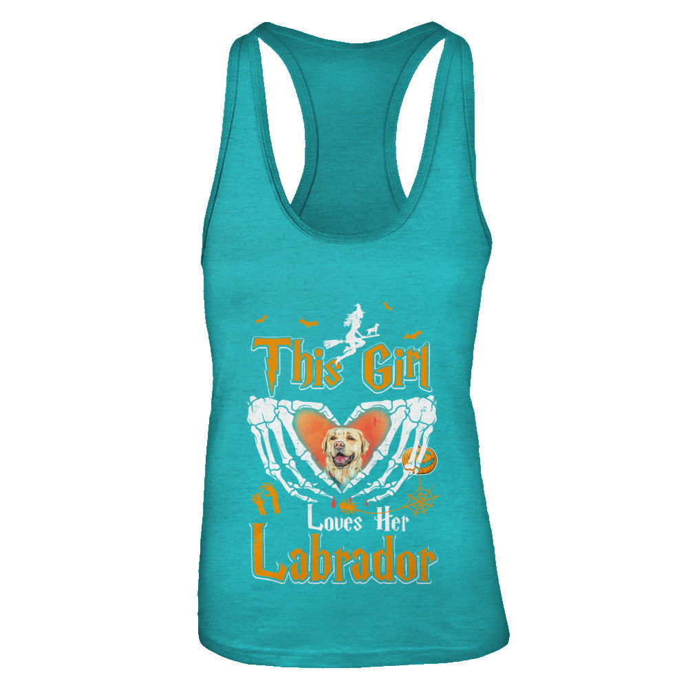 This Girl Love Her Dog Labrador Halloween T-Shirt & Tank Top | Teecentury.com
