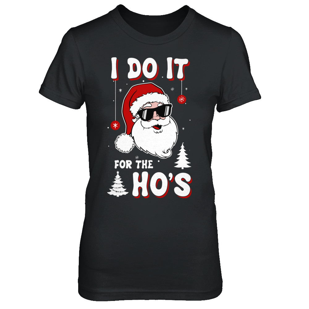 Funny Christmas Santa Ho Gift Cute Xmas Santa Naughty T-Shirt & Sweatshirt | Teecentury.com