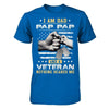 I'm A Dad Pap Pap And A Veteran Nothing Scares Me T-Shirt & Hoodie | Teecentury.com