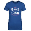 Queens Are Born In 1988 Birthday Gift T-Shirt & Tank Top | Teecentury.com