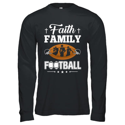 Faith Family Football T-Shirt & Hoodie | Teecentury.com