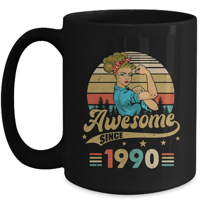 33 Year Old Awesome Since 1990 33rd Birthday Women Mug | teecentury
