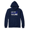 Because He's Mine I Walk This Line Thin Blue Line T-Shirt & Hoodie | Teecentury.com