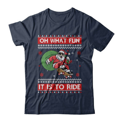 Oh What Fun It Is To Ride Skateboard Christmas Sweater T-Shirt & Sweatshirt | Teecentury.com