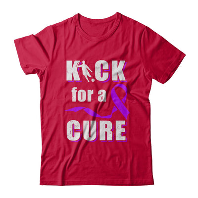 Kick For A Cure Soccer Alzheimers Pancreatic Lupus Awareness T-Shirt & Hoodie | Teecentury.com