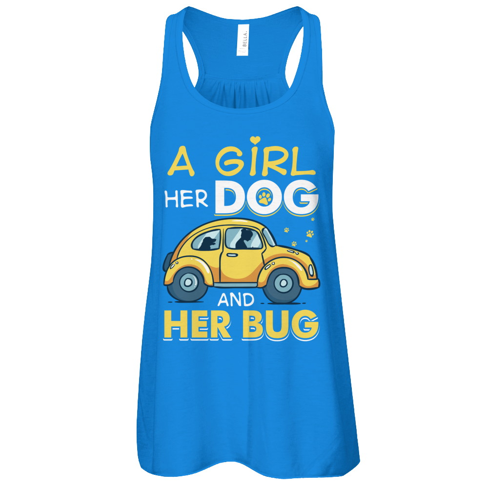 A Girl Her Dog And Her Bug T-Shirt & Tank Top | Teecentury.com