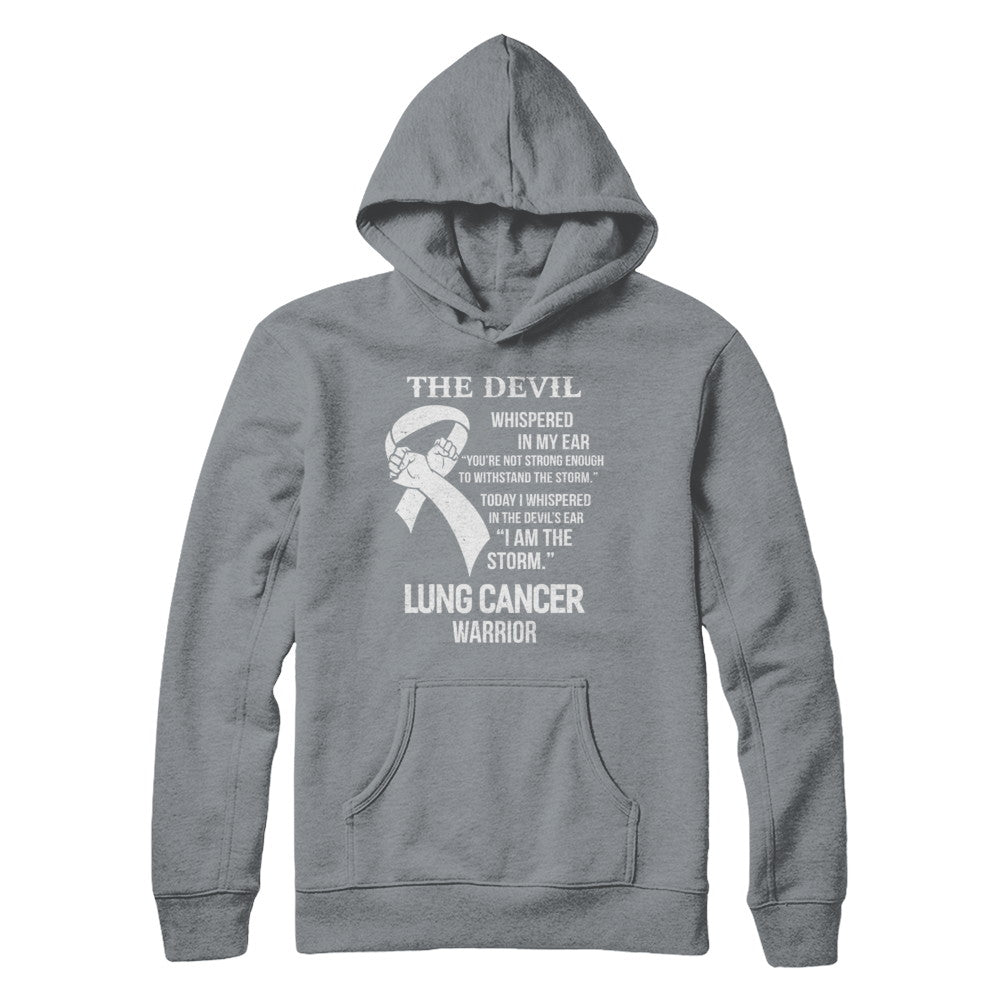 I Am The Storm Support Lung Cancer Warrior Gift T-Shirt & Hoodie | Teecentury.com