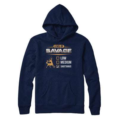 Level Of Savage Sagittarius T-Shirt & Hoodie | Teecentury.com