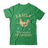 Easily Distracted By Chickens Farmers T-Shirt & Hoodie | Teecentury.com