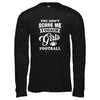 You Don't Scare Me I Coach Girls Football T-Shirt & Tank Top | Teecentury.com