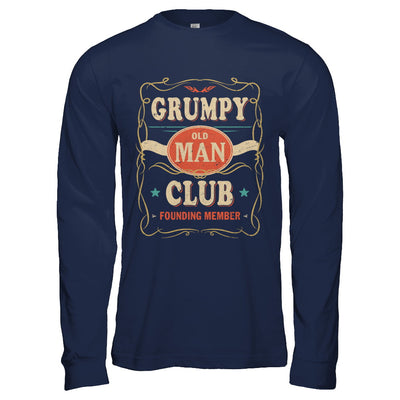 Papa Grumpy Old Man Club Founding Member Fathers Day T-Shirt & Hoodie | Teecentury.com