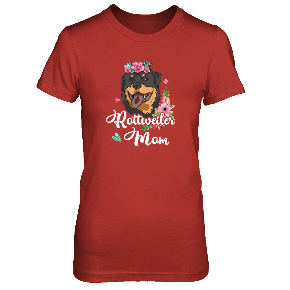 Rottweiler Mom Funny Dog Mom Gift Idea T-Shirt & Tank Top | Teecentury.com