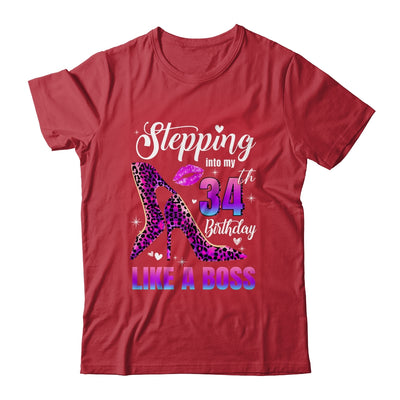 34 And Fabulous High Heels Stepping Into My 34th Birthday Shirt & Tank Top | teecentury