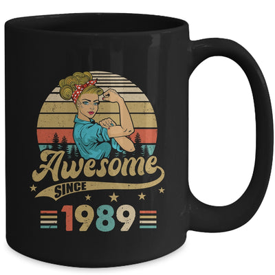 34 Year Old Awesome Since 1989 34th Birthday Women Mug | teecentury