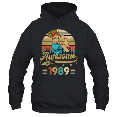 34 Year Old Awesome Since 1989 34th Birthday Women Shirt & Tank Top | teecentury