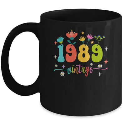 34 Years Old Vintage 1989 34th Birthday Tee Wildflower Mug | teecentury