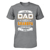 I Am A Dad And A Grandpa Nothing Scares Me T-Shirt & Hoodie | Teecentury.com