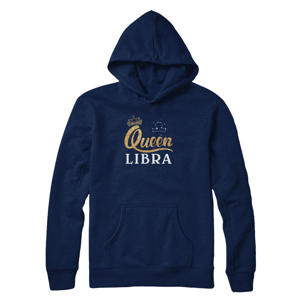 Queen Libra Zodiac September October Birthday Gift T-Shirt & Tank Top | Teecentury.com