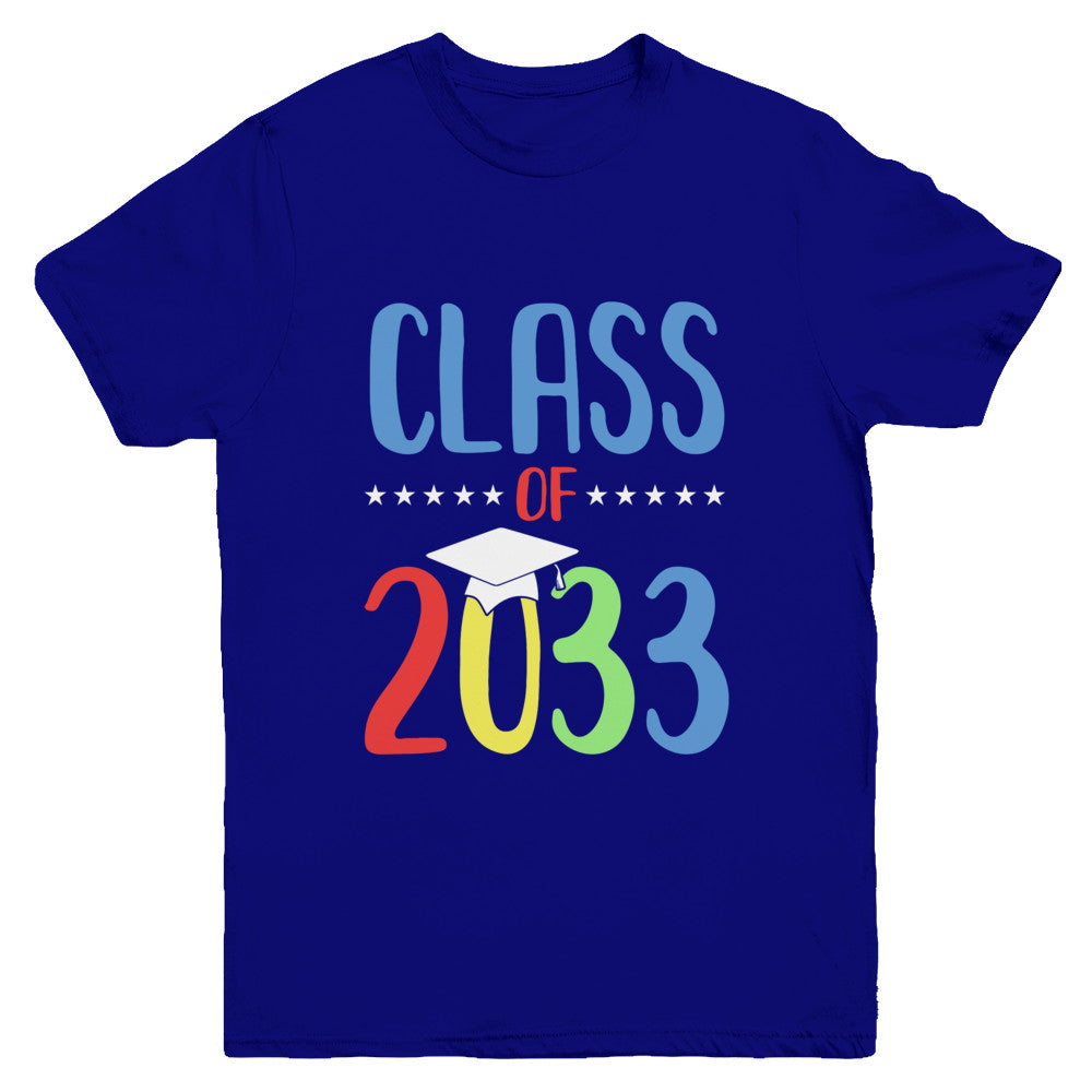 Grow With Me First Day Of School Class Of 2033 Youth Youth Shirt | Teecentury.com