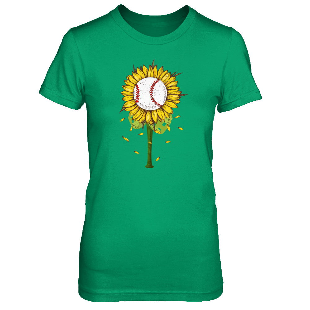 Sunflower Baseball Mom Daughter Lover Gift T-Shirt & Tank Top | Teecentury.com