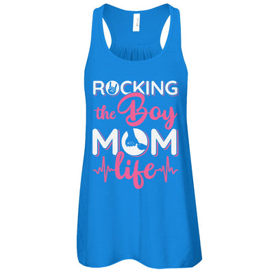 Rocking The Boy Mom Life T-Shirt & Tank Top | Teecentury.com